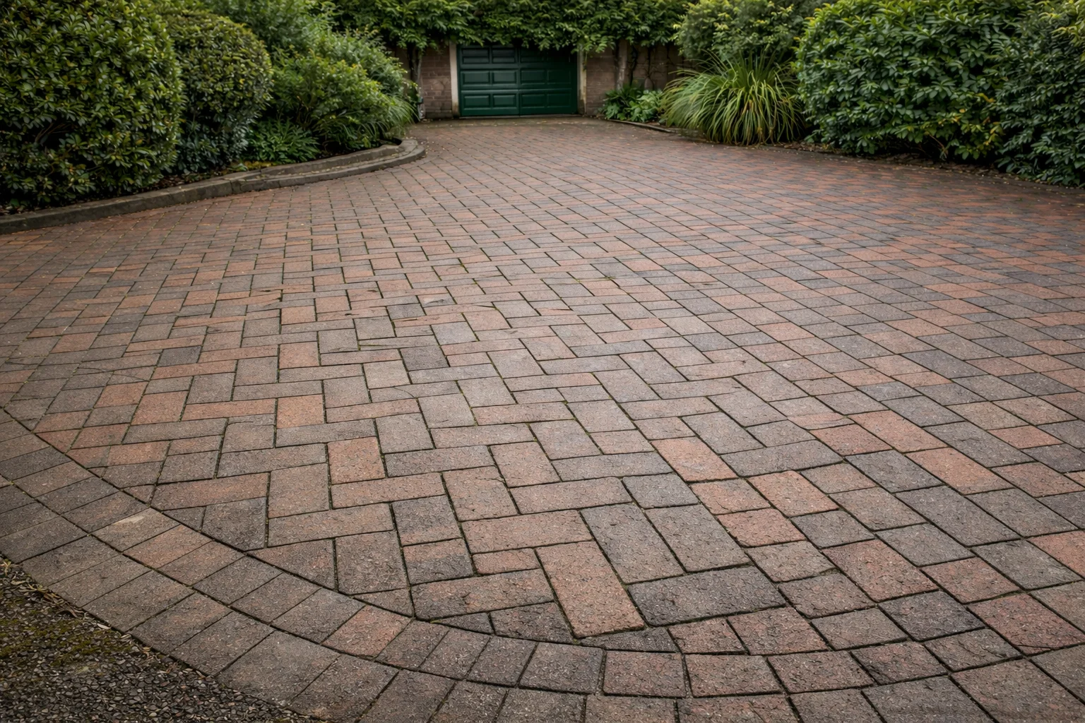 Driveway cleaning project in South West London