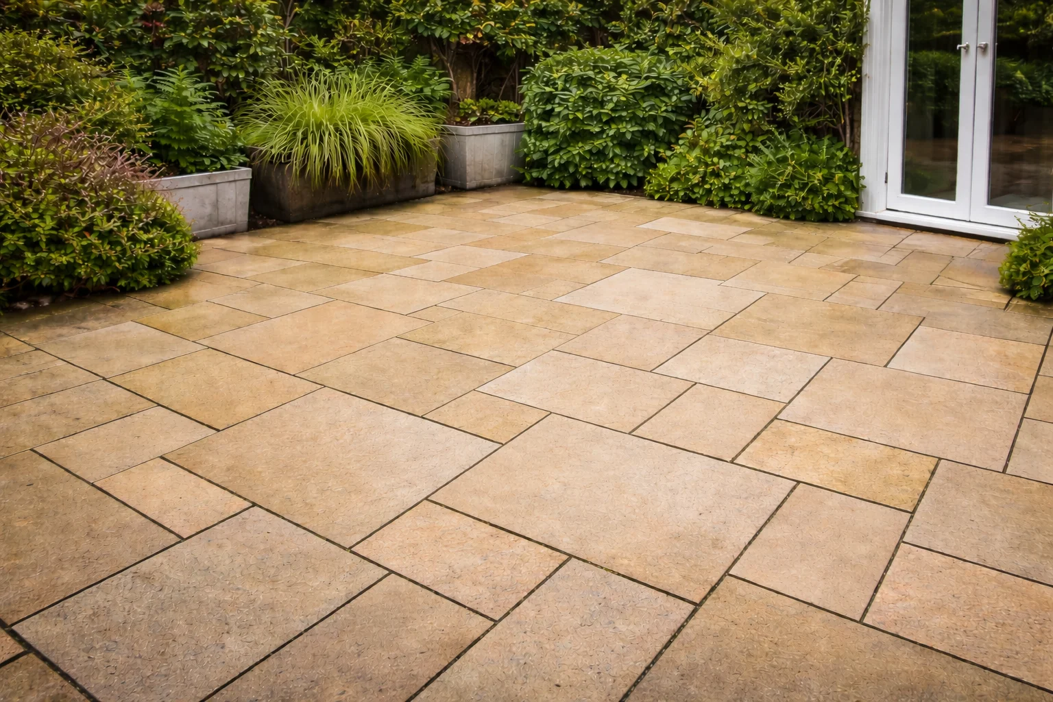 Patio cleaning project in South West London